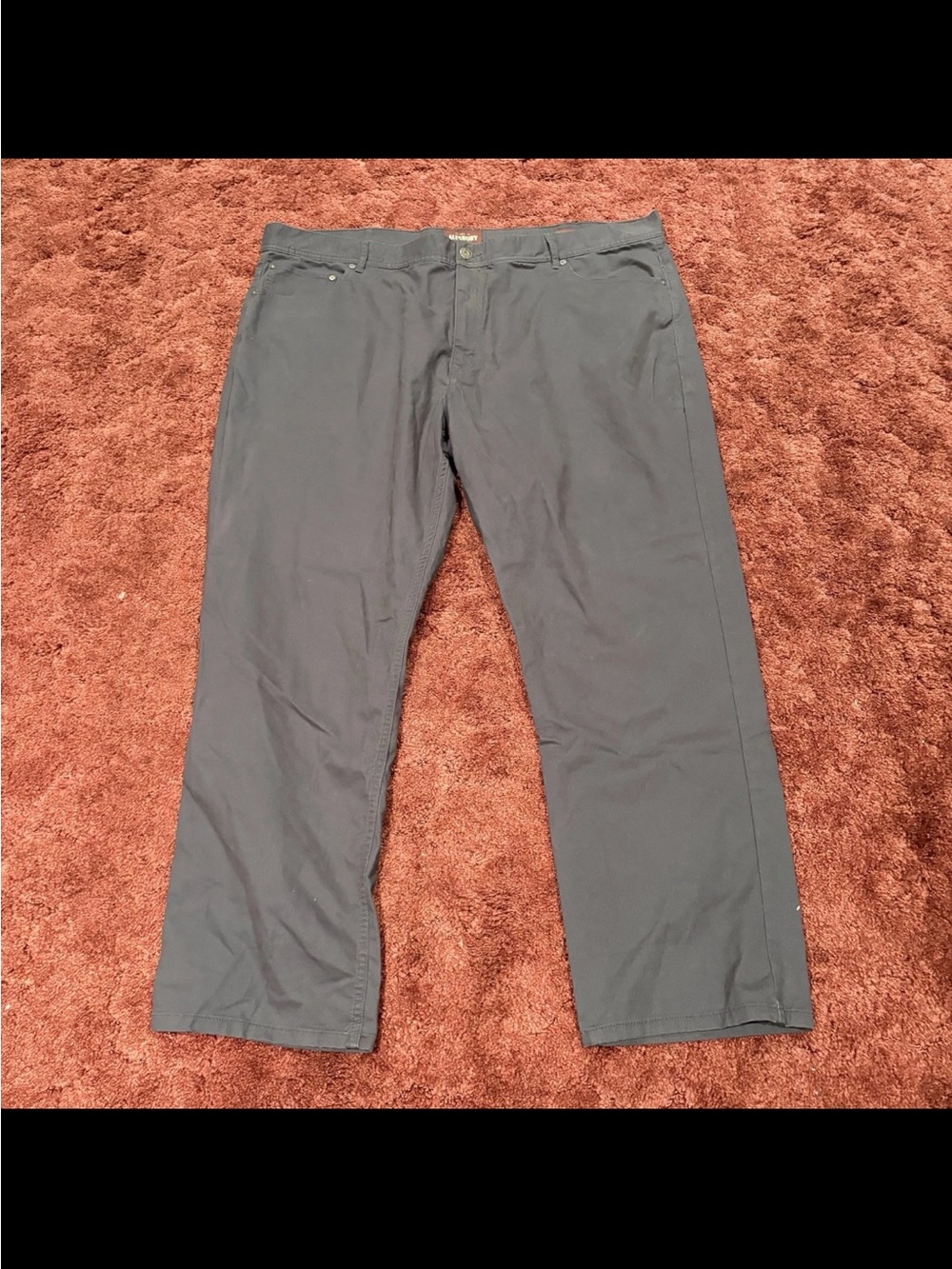 Men's Straight Dress Pants in Blue